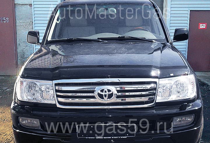 Установка ГБО на Toyota Land Cruiser 100, V8 4,7 л, ГБО 4-го поколения BRC P&D (Италия), баллон 95 л.