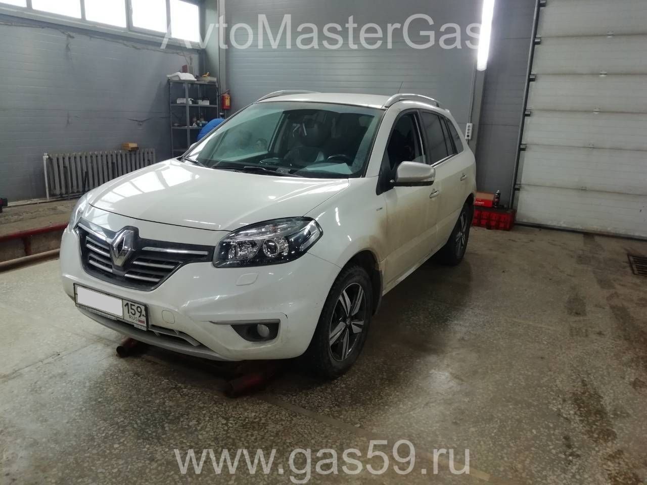 Установка ГБО на Renault Koleos 2013г., 2.5л., 4 цилиндра, монтаж  18.05.2021 в Перми