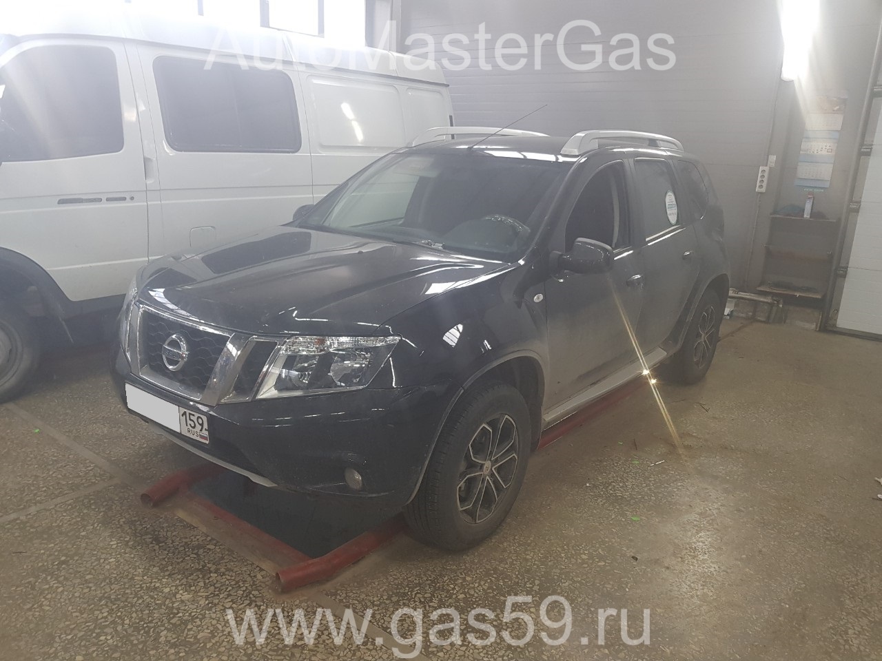 Установка ГБО на Nissan Terrano 2018г., ГБО 4 поколения, метан LANDIRENZO (Италия), двигатель 1.6л. 4 цилиндра