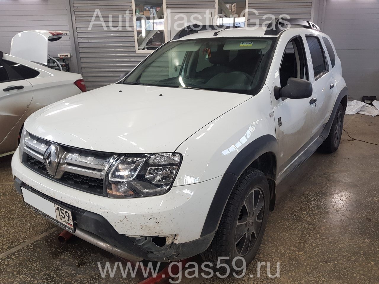 Установка ГБО на Renault Duster 2018г., 2.0л., 4 цилиндра, монтаж  26.04.2021 в Перми