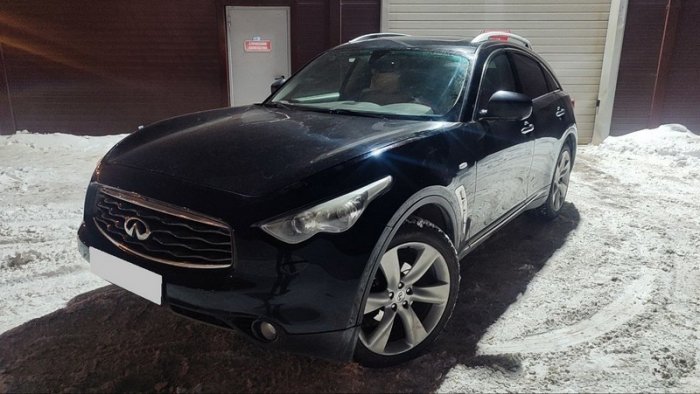 Установка ГБО на Infiniti FX35 2009 г., ГБО 4 поколения, пропан OMVL (Италия), двигатель 3.5 л. 6 цилиндров