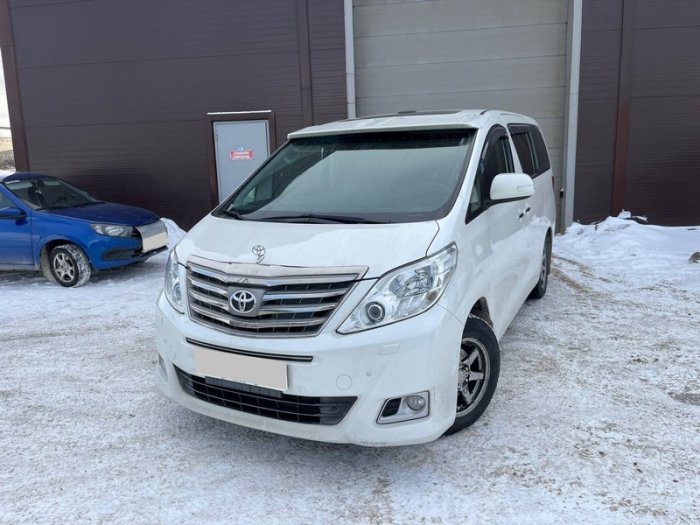 Установка ГБО на Toyota Alphard 2012г., ГБО 4 поколения, пропан  OMVL (Италия), двигатель 3.5 л. 6 цилиндров
