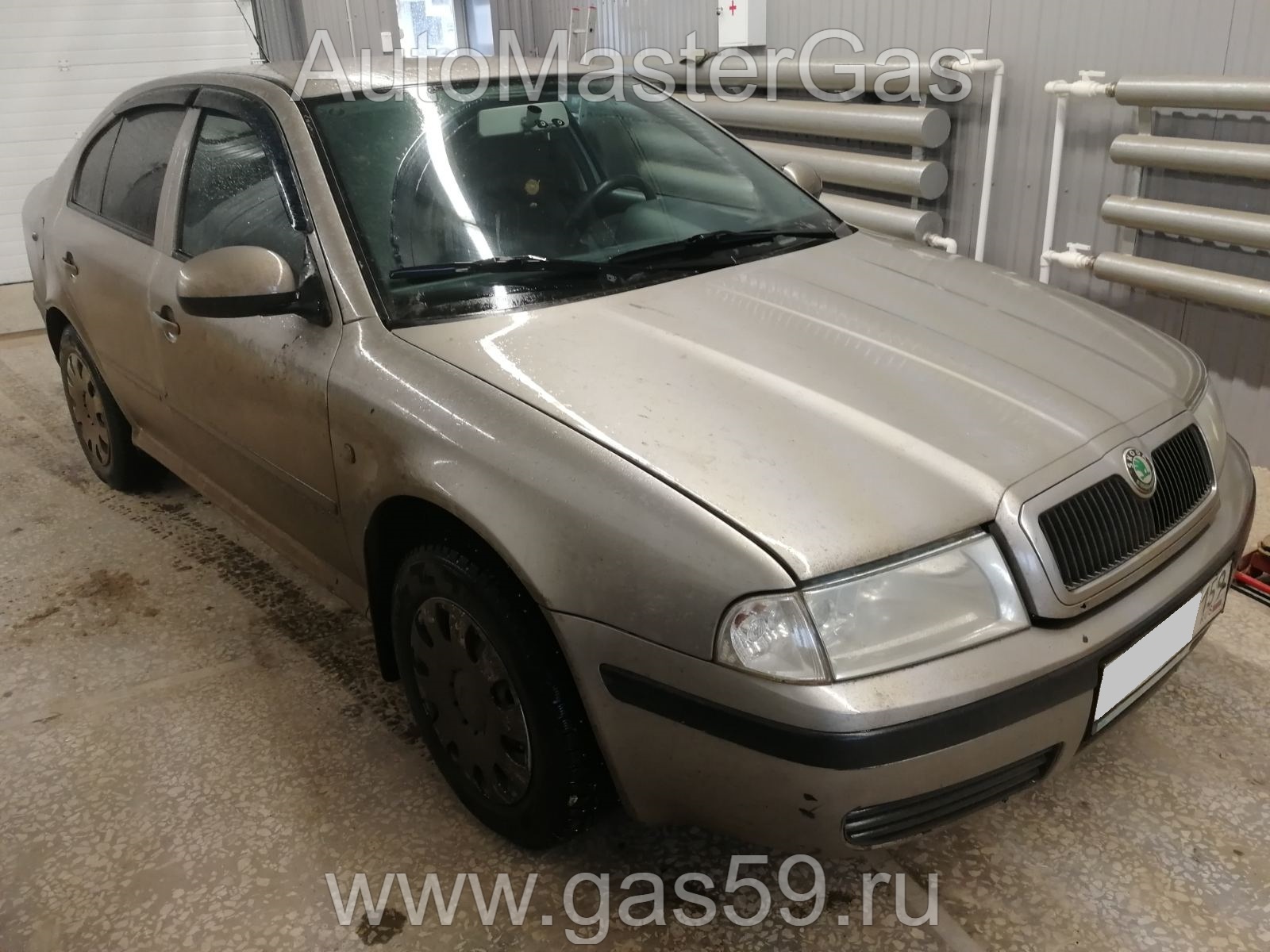 Установка ГБО на Skoda Octavia 2010г., 1.6л., 4 цилиндра, монтаж 23.03.2021  в Перми