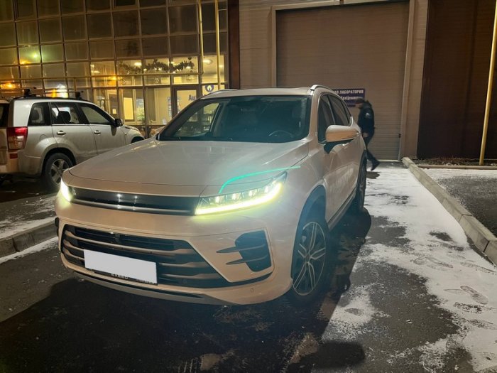 Установка ГБО на EXEED LX 2022 г., ГБО 4 поколения, пропан EuropeGas (Польша), двигатель 1.5 л. 4 цилиндра