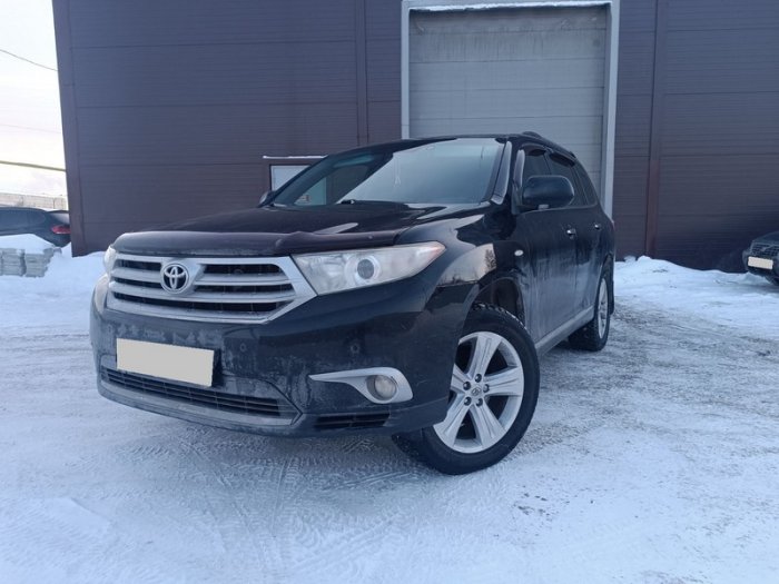 Установка ГБО на Toyota Highlander 2012 г., ГБО 4 поколения, пропан 4SAVE (Польша), двигатель 3.5 л. 6 цилиндров