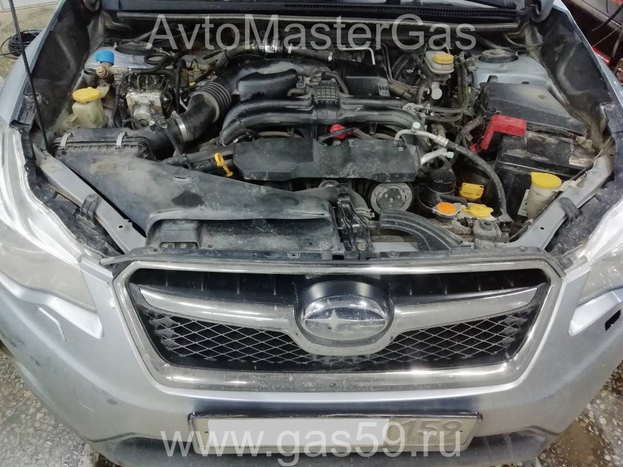 Установка ГБО на Subaru XV 2015г., 2.0л., 4 цилиндра, монтаж 14.03.2021 в  Перми