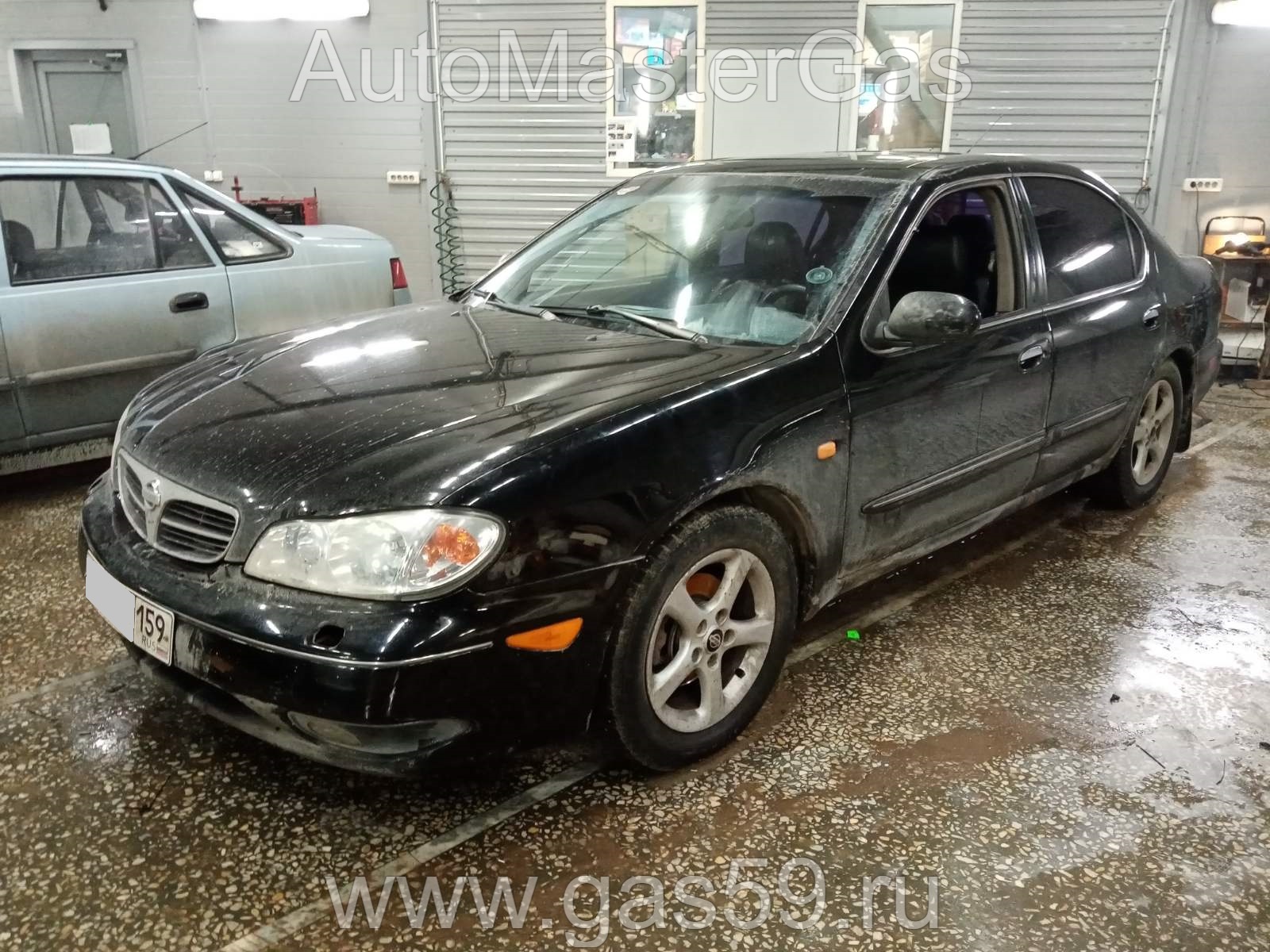 Установка ГБО на Nissan Maxima 2000г., 2.0л., 6 цилиндра, монтаж 04.08.2021  в Перми