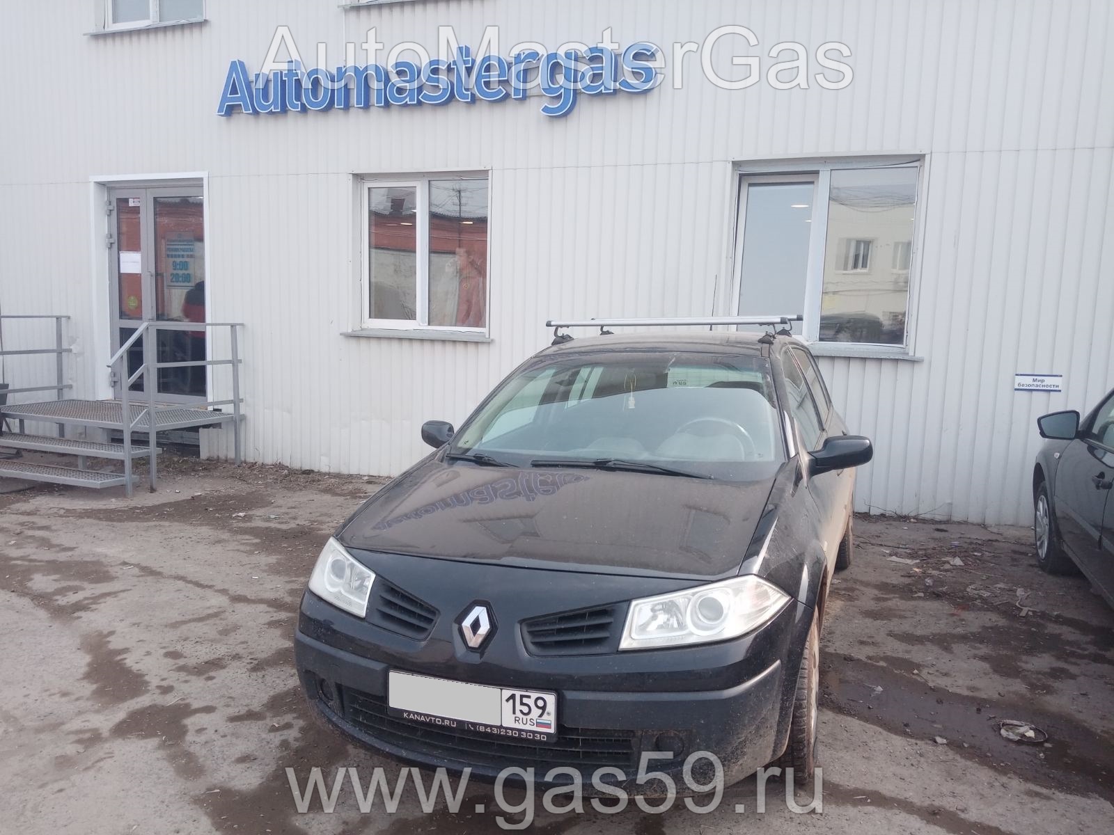 Установка ГБО на Renault Megane II 2007г., ГБО 4 поколения, пропан LANDIRENZO (Италия), двигатель 1.6л. 4 цилиндра