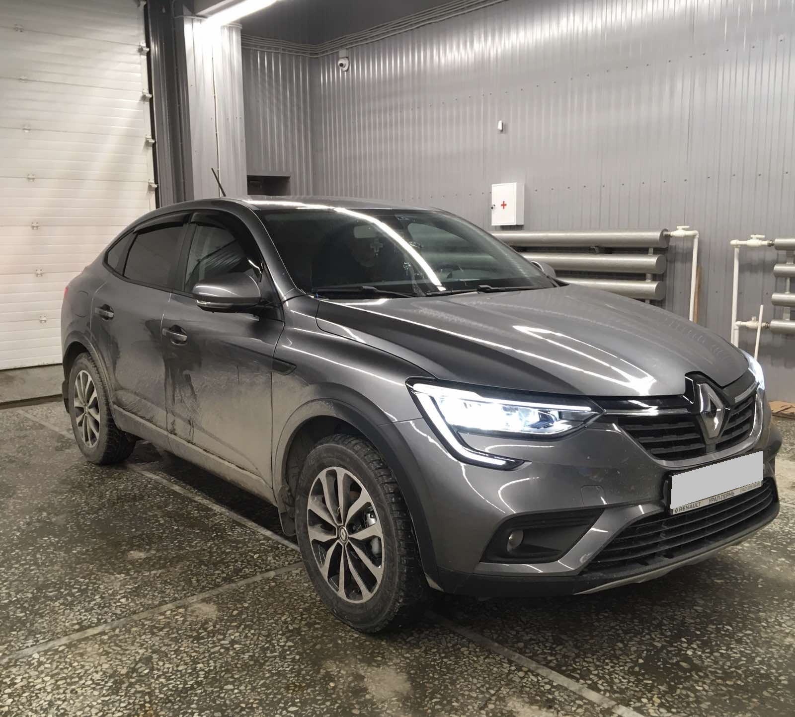 Установка ГБО на Renault Arkana 2020г., 1.6л., 4 цилиндра, монтаж  10.04.2021 в Перми