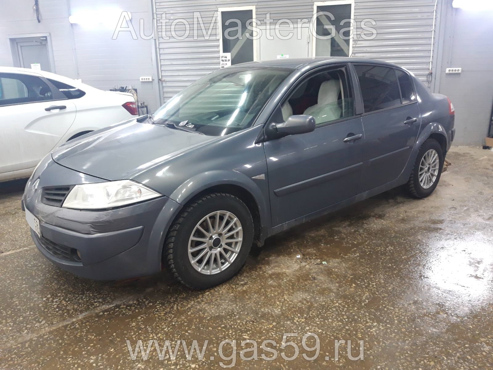 Установка ГБО на Renault Megane II 2007г., 1.6л., 4 цилиндра, монтаж  07.06.2021 в Перми