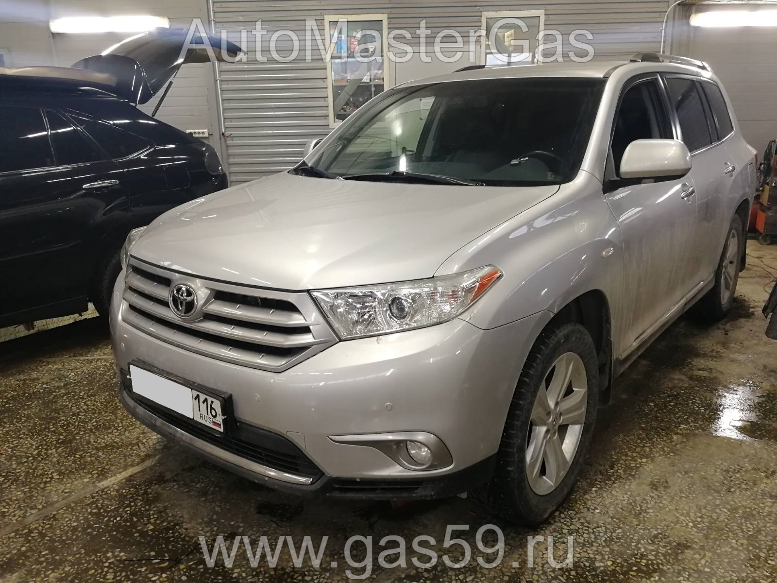 Установка ГБО на Toyota Highlander 2013г., 3.5л., 6 цилиндра, монтаж  30.11.2020 в Перми