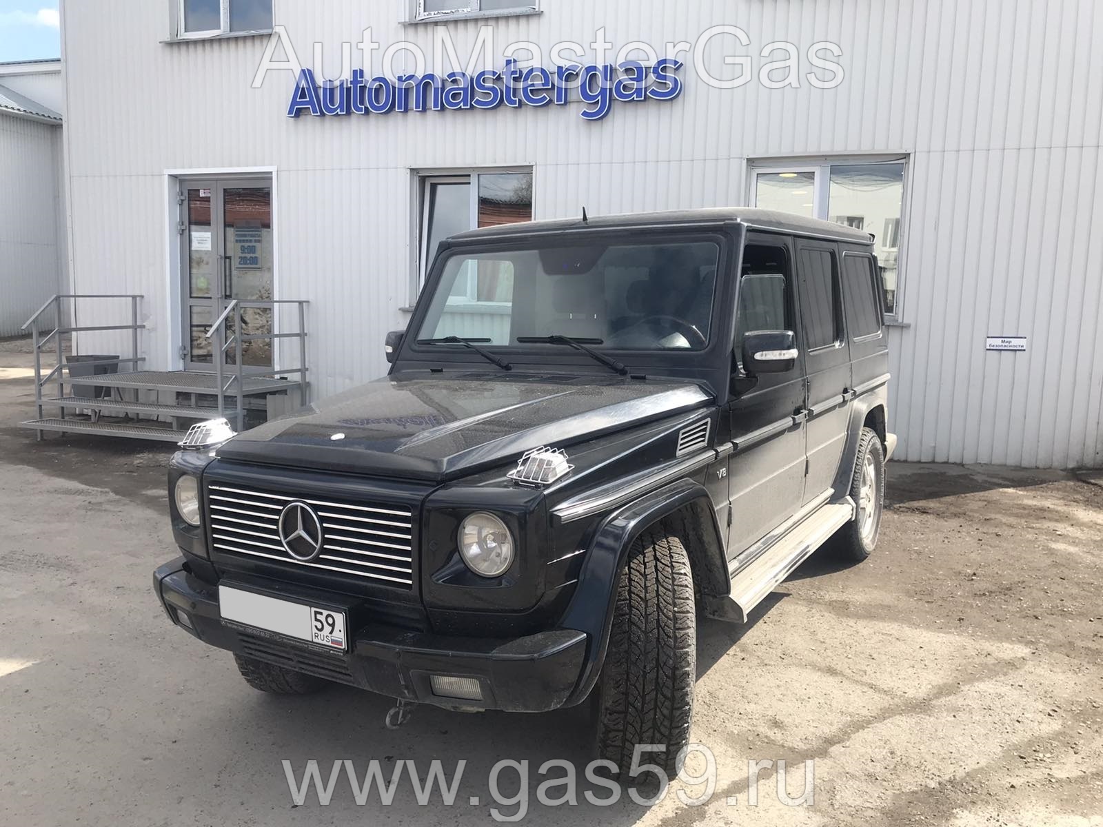 Установка ГБО на Mercedes-Benz G 500 2003г., 5.0л., 8 цилиндра, монтаж  21.10.2021 в Перми