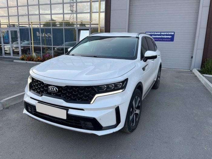Установка ГБО на Kia Sorento 2020 г., ГБО 4 поколения, метан  EuropeGas (Польша), двигатель 2.5л. 4 цилиндра
