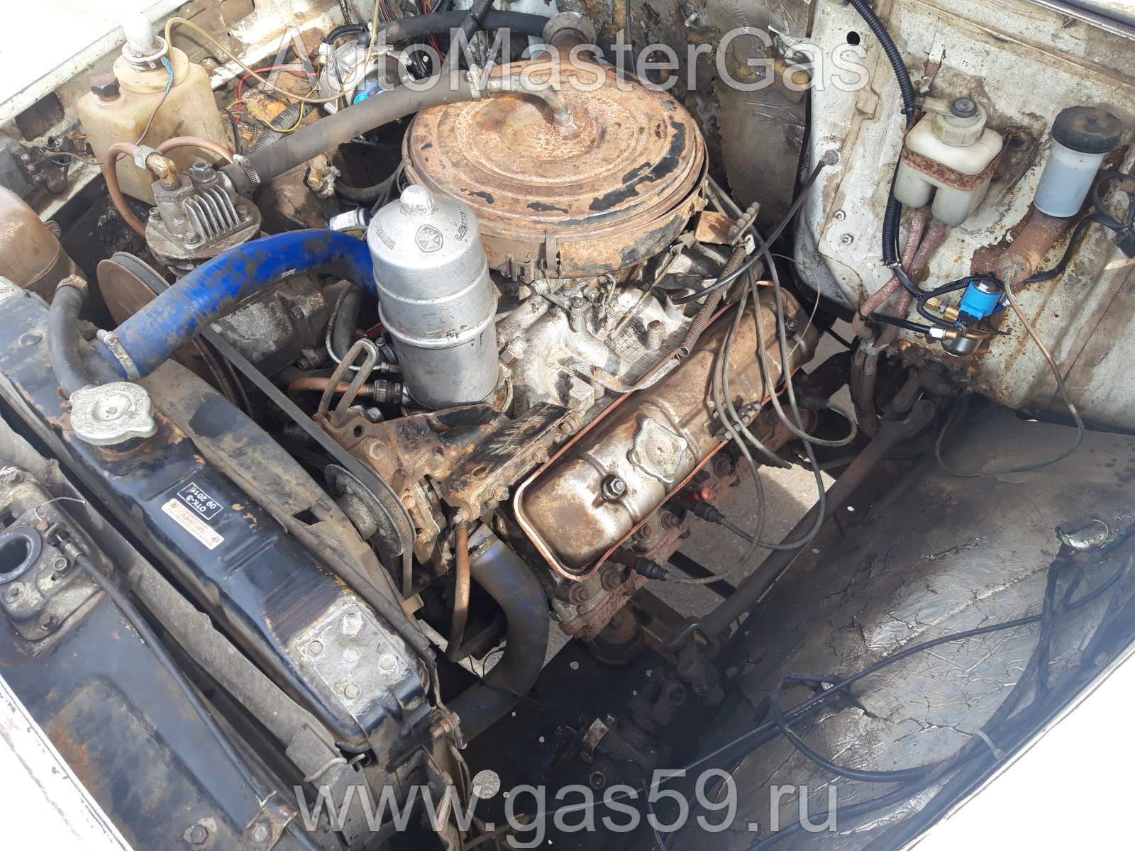 Двигатель бензиновый для ГАЗ-3307 КПП 5ст АИ-92 Евро-0 ЗМЗ-513