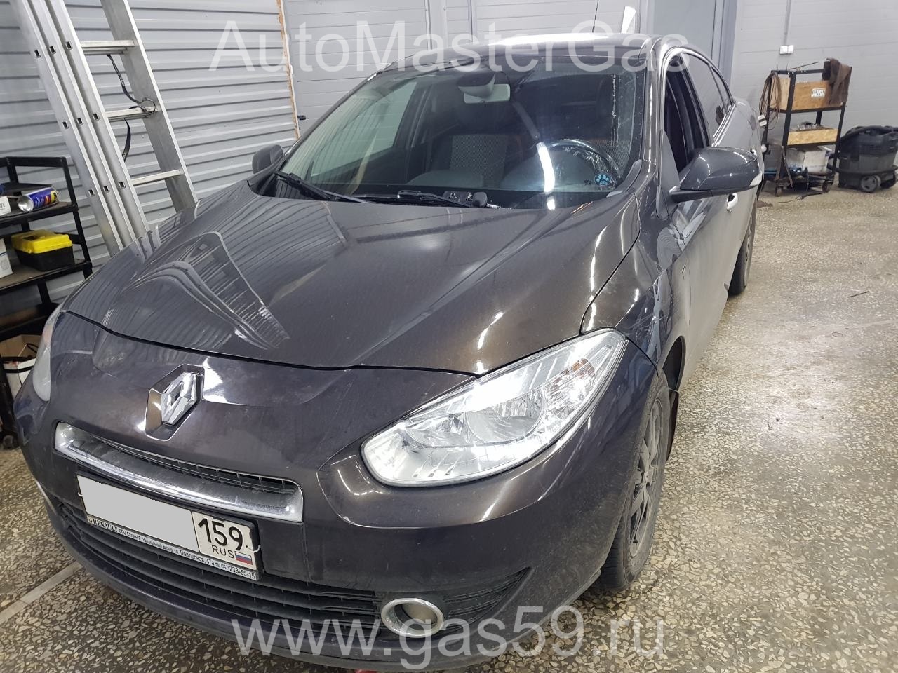 Установка ГБО на Renault Fluence 2012г., 1.6л., 4 цилиндра, монтаж  04.05.2021 в Перми