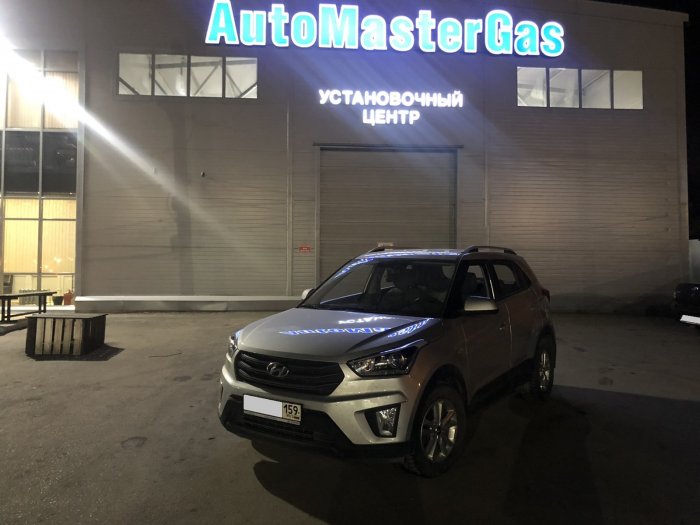 Установка ГБО на Hyundai Creta 2018г., ГБО 4 поколения, пропан LANDIRENZO (Италия), двигатель 2.0л. 4 цилиндра