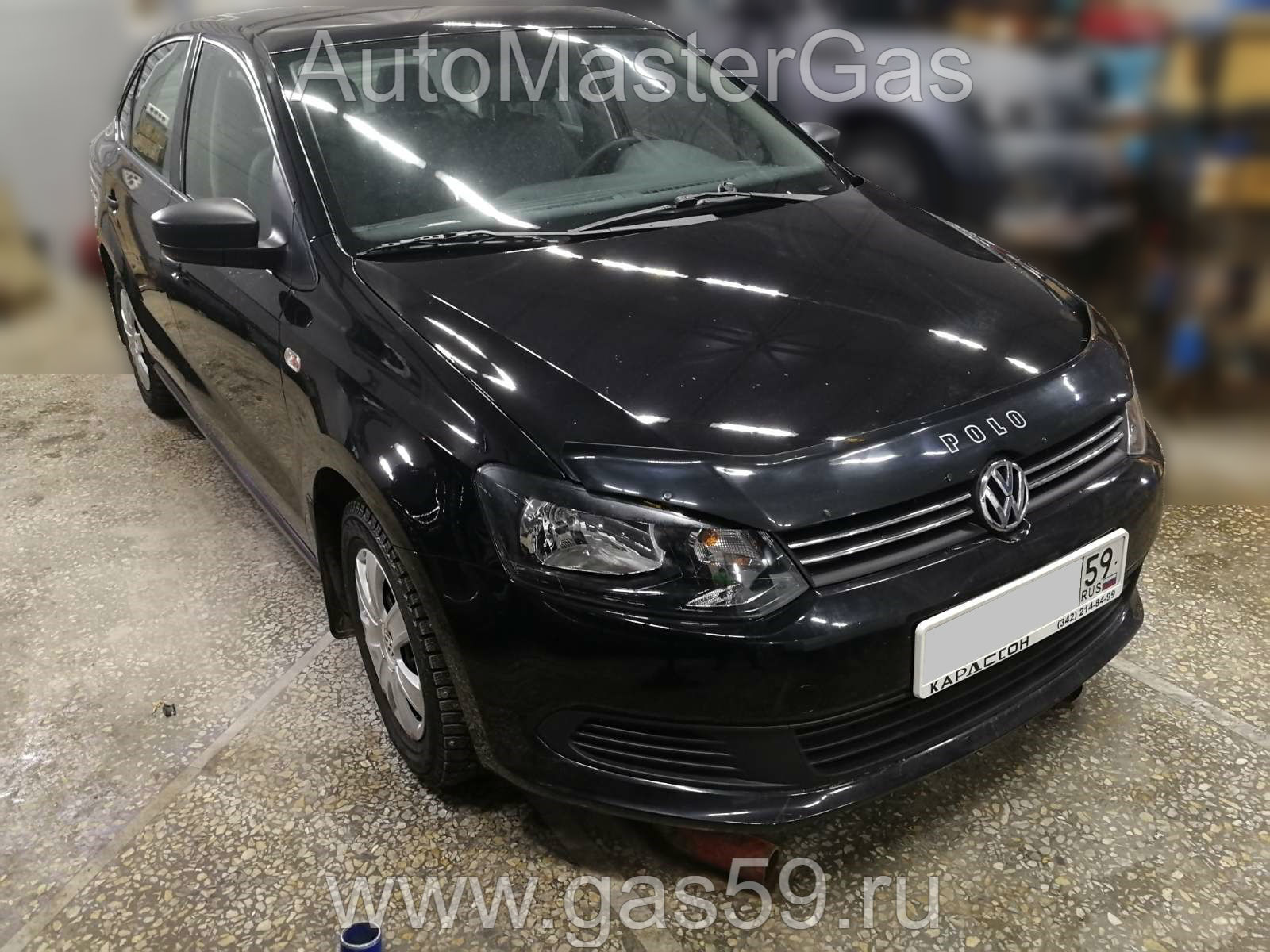 Установка ГБО на Volkswagen Polo 2014г., 1.6л., 4 цилиндра, монтаж  22.09.2020 в Перми