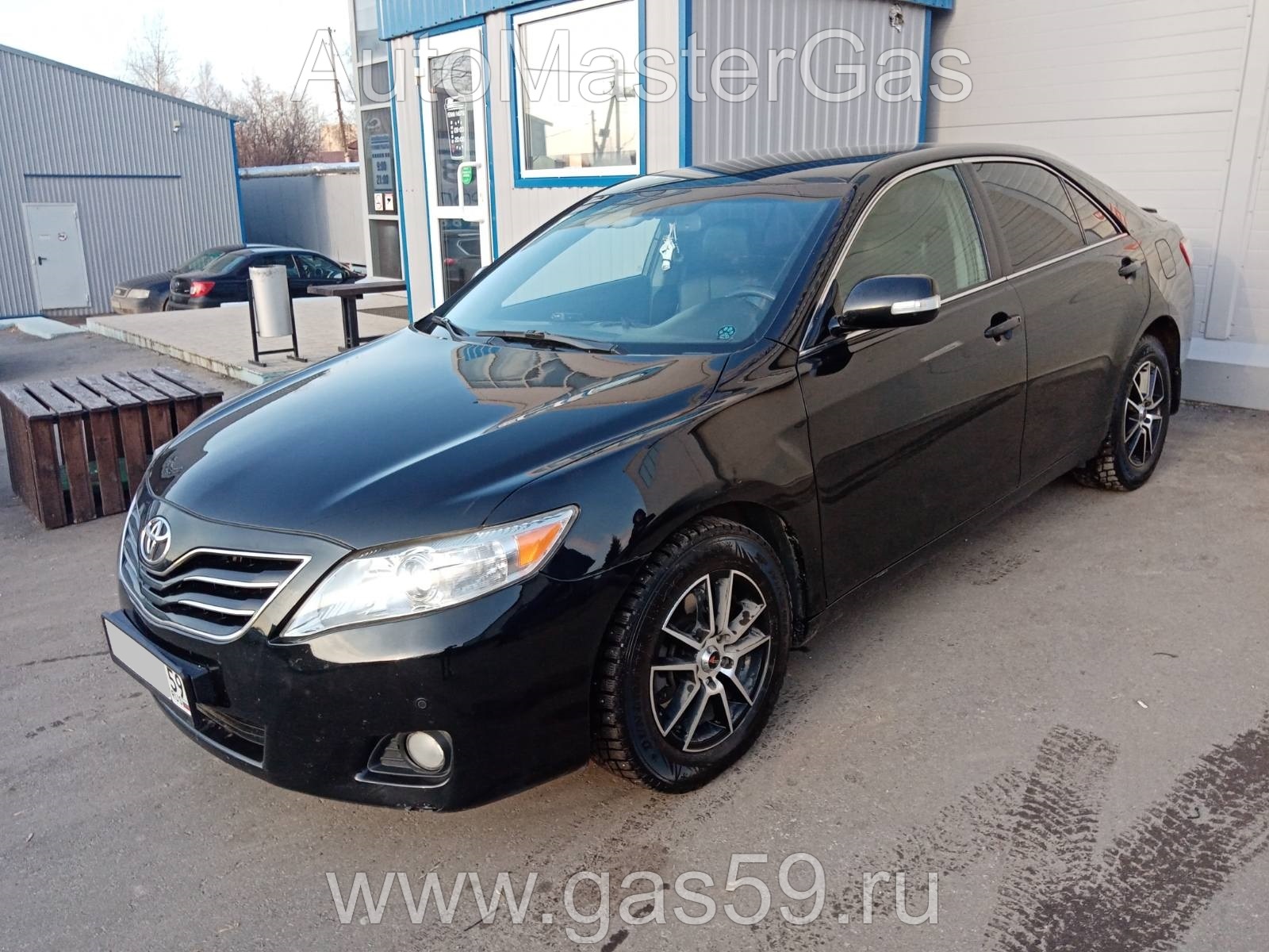 Установка ГБО на Toyota Camry 2010г., 2.4л., 4 цилиндра, монтаж 21.10.2020  в Перми